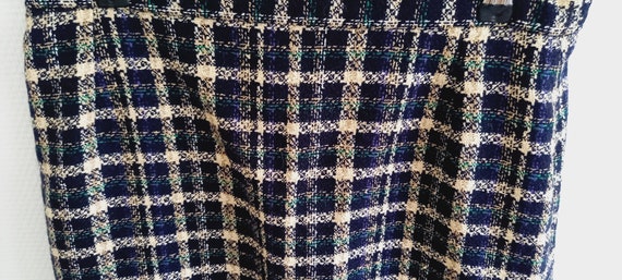 Jupe crayon/// Motif Tartan ///Taille haute ///Co… - image 2