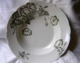 W.E. Corn "Petunia" Soup Bowl circa 1900