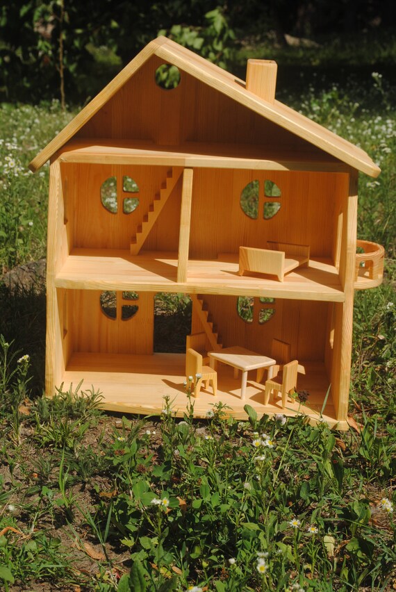 wooden fairy dollhouse