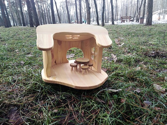 etsy wooden dollhouse