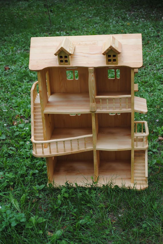 etsy wooden dollhouse