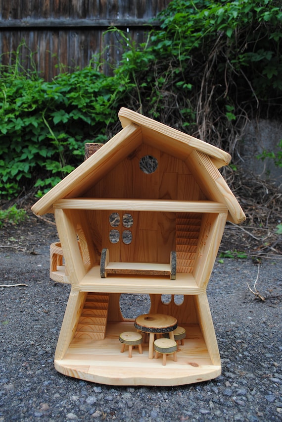 etsy wooden dollhouse