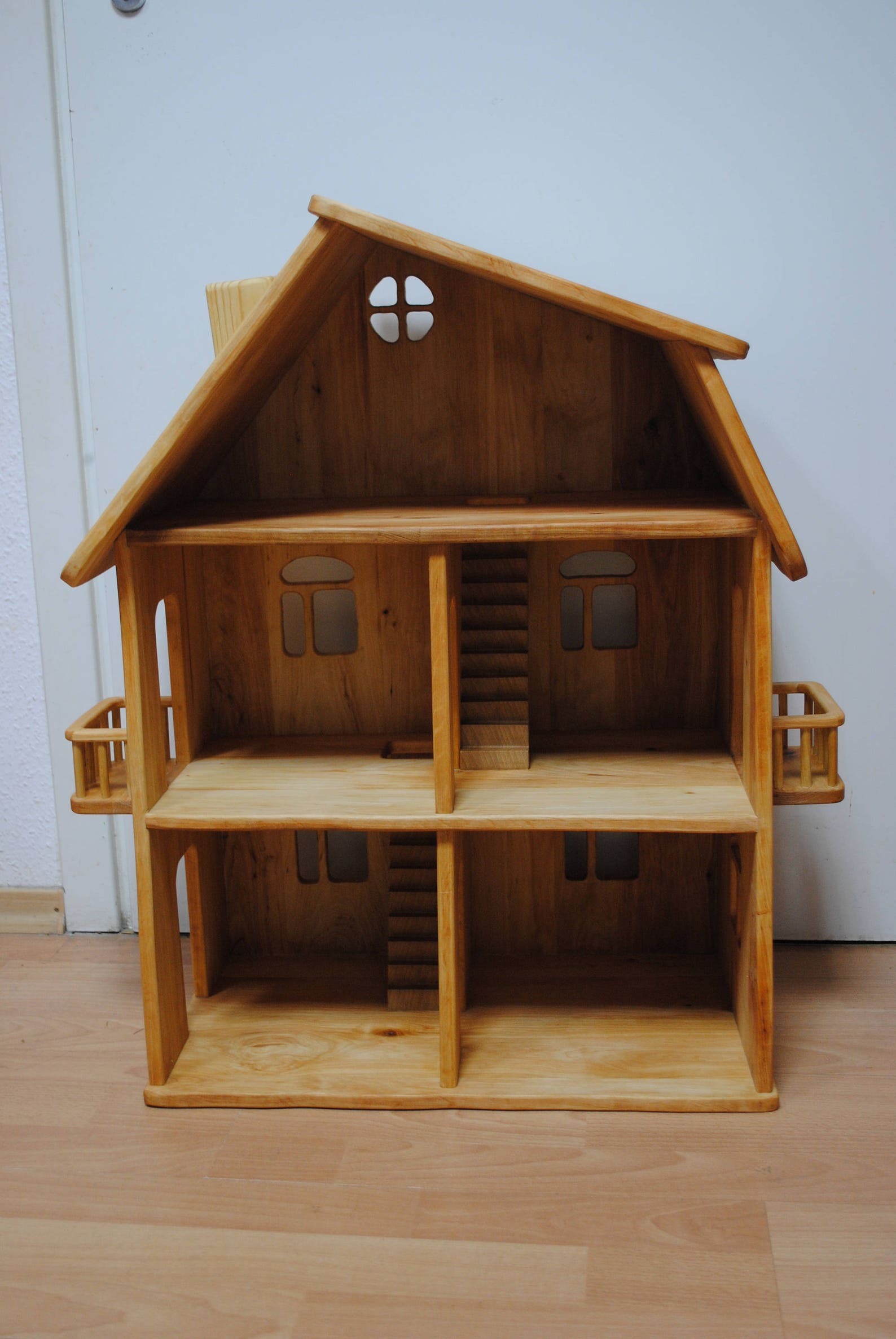 Puppenhaus Puppenhaus aus Holz Großes Puppenhaus - Etsy.de
