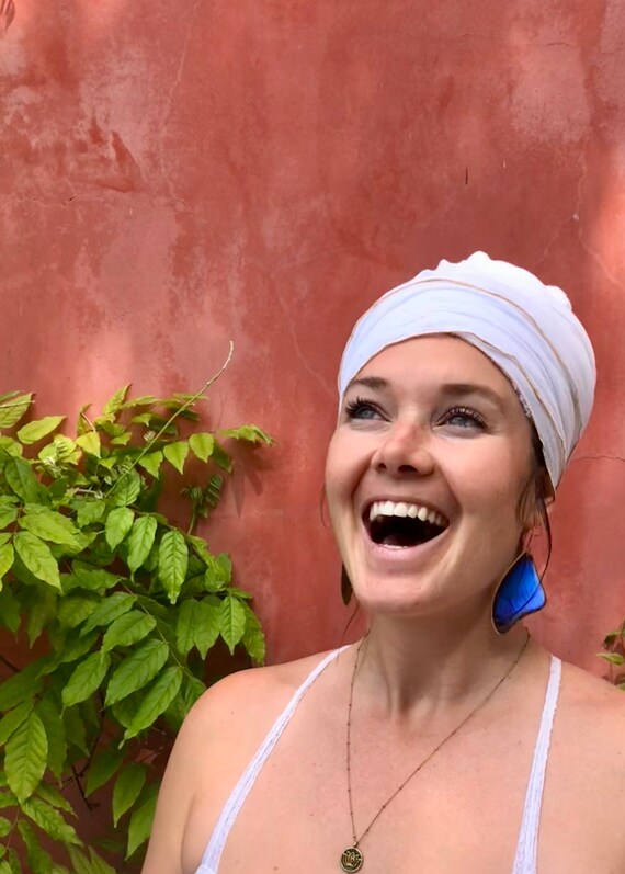 White Tantra Kundalini Yoga Turban/Head Scarf