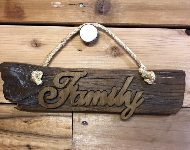 Handmade Family Wooden Sign Etsy