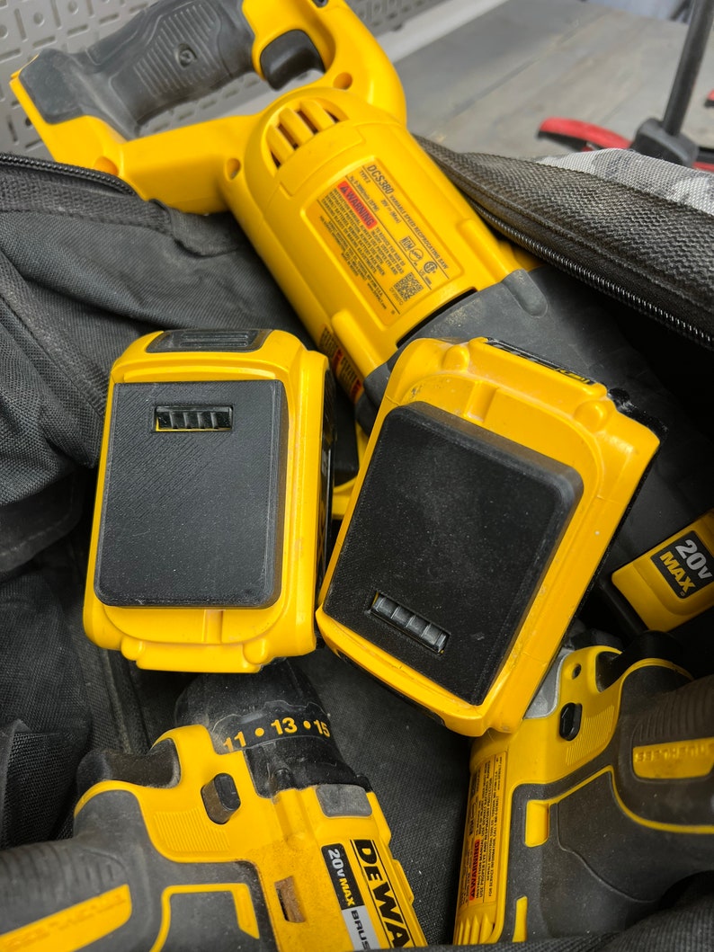 Dewalt 20V Battery Covers Etsy