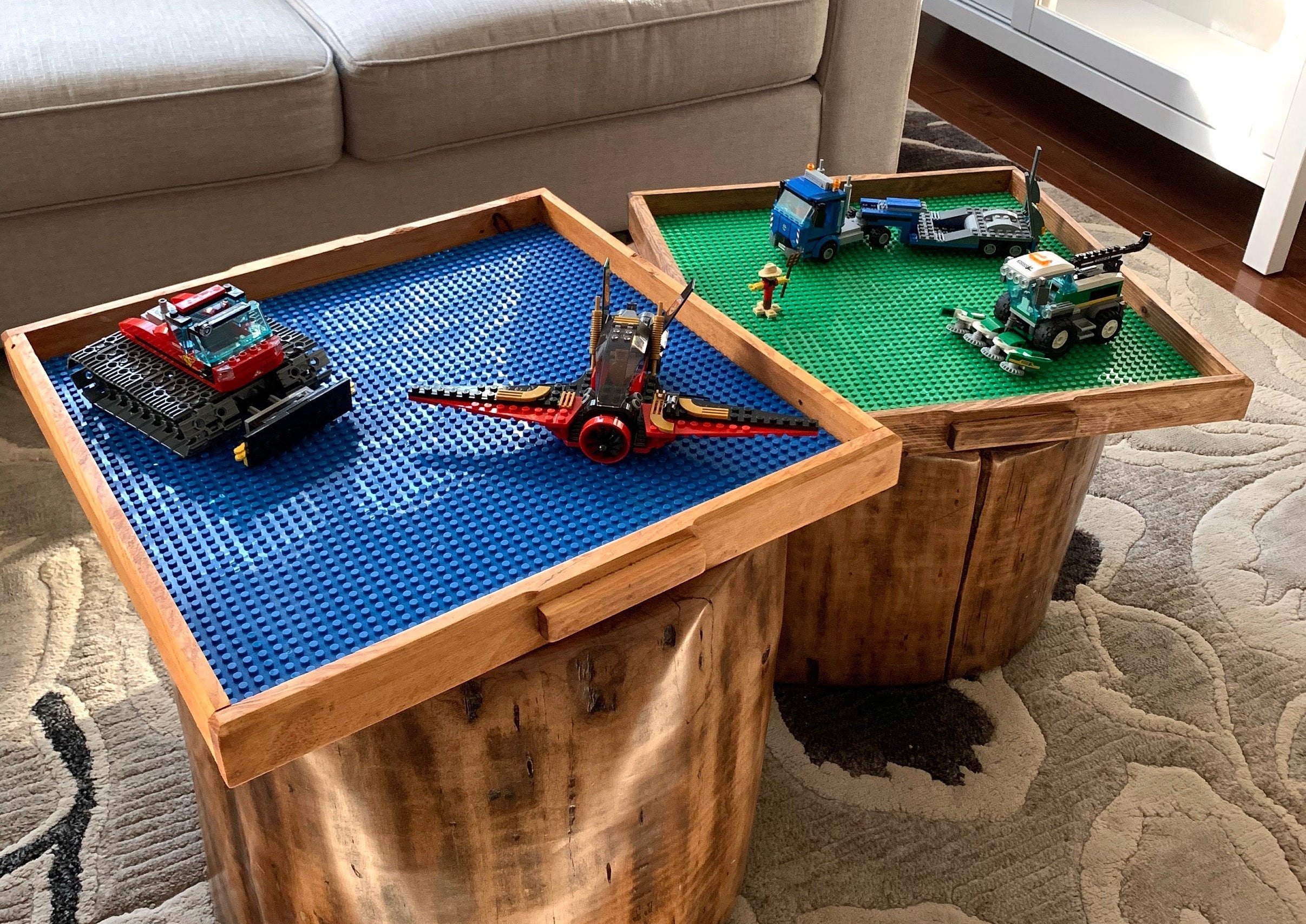 Kendalls Woodworking: Finished project: LEGO building tray + storage chest