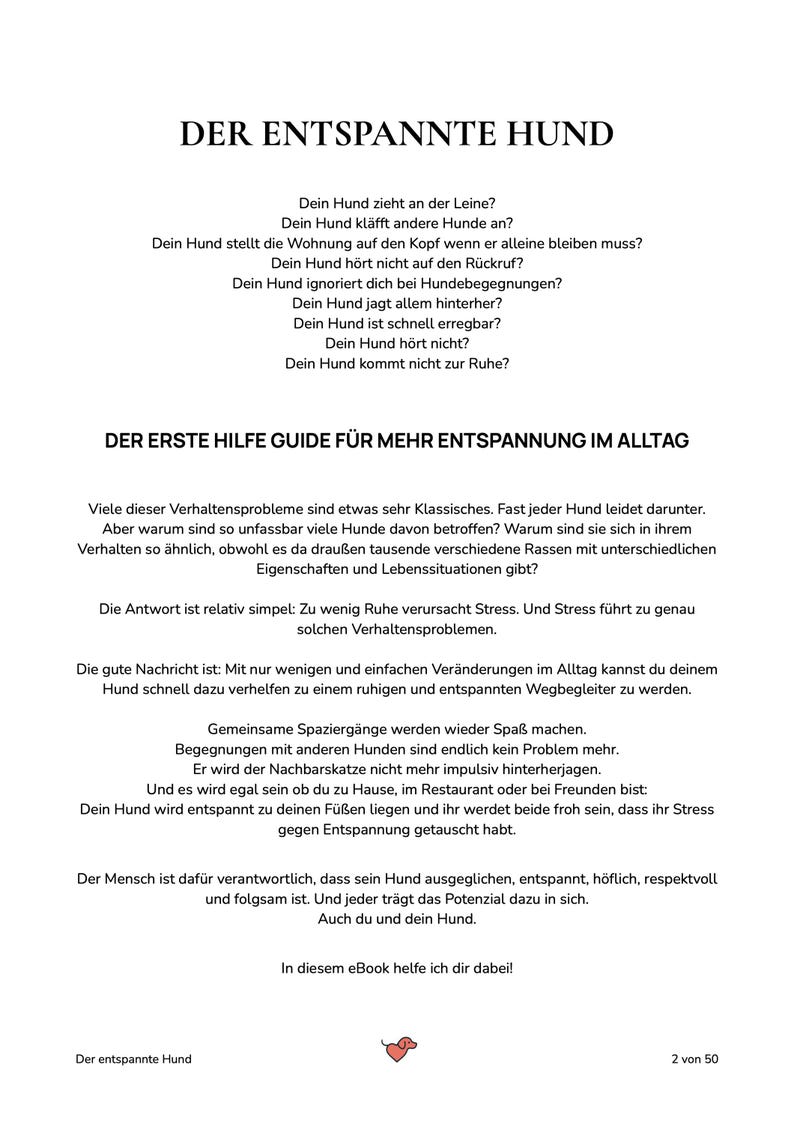 eBook Hundeerziehung: Der entspannte Hund | Ruhetraining, Impulskontrolle & Alltagstraining für gestresste Hunde image 2