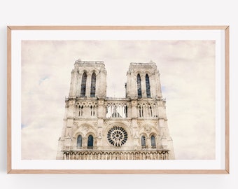 Notre Dame Cathedral Wall Art, Notre Dame Watercolor, Notre Dame Photo, Paris Watercolor, Notre Dame Cathedral Print, Paris Wall Art