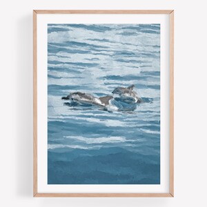 Dolphin Ocean Wall Art Print, Dolphin Art, Photography Prints, Dolphin Photography, Ocean Wall Art