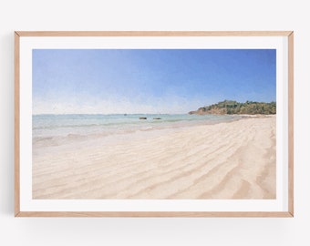 Tropical Beach Hawaii Wall Art Print, Hawaii Art, Photography Prints, Hawaii Nature Photography, Hawaii Wall Art, Tropical Beach Print