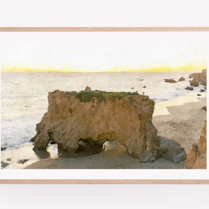 California Beach Wall Art Print, Beach Art, Photography Prints, Beach Landscape Print, California Wall Art