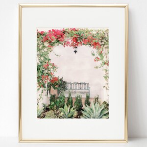 Bugambilia Aquarell Wandkunst