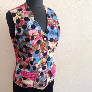 90s CORDUROY VEST / vintage vest vintage corduroy vest vintage reversible vest vintage womens vest vintage women's vest vintage 80s vest