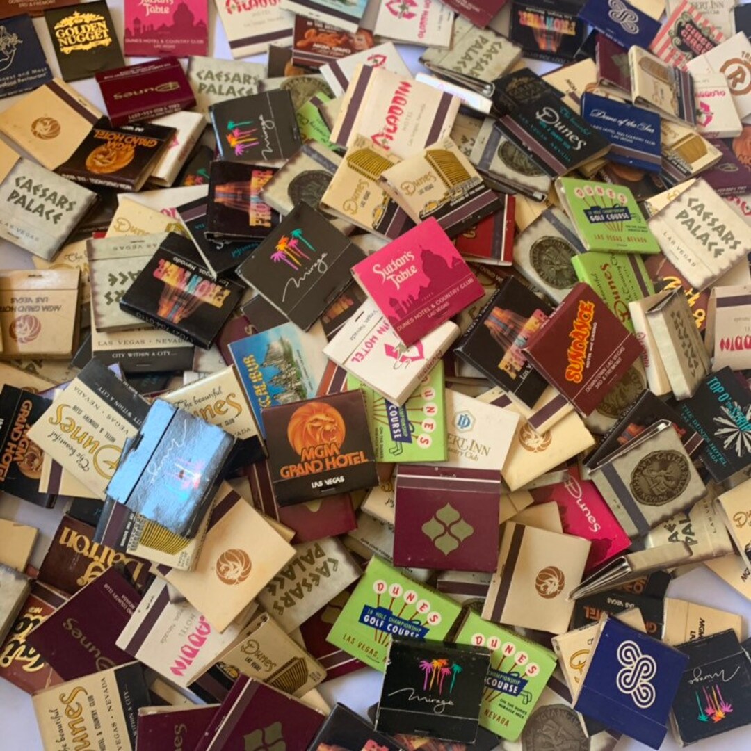 LAS VEGAS MATCHBOOKS Lot / Vintage Vegas Matches Matchbook Lot Party ...