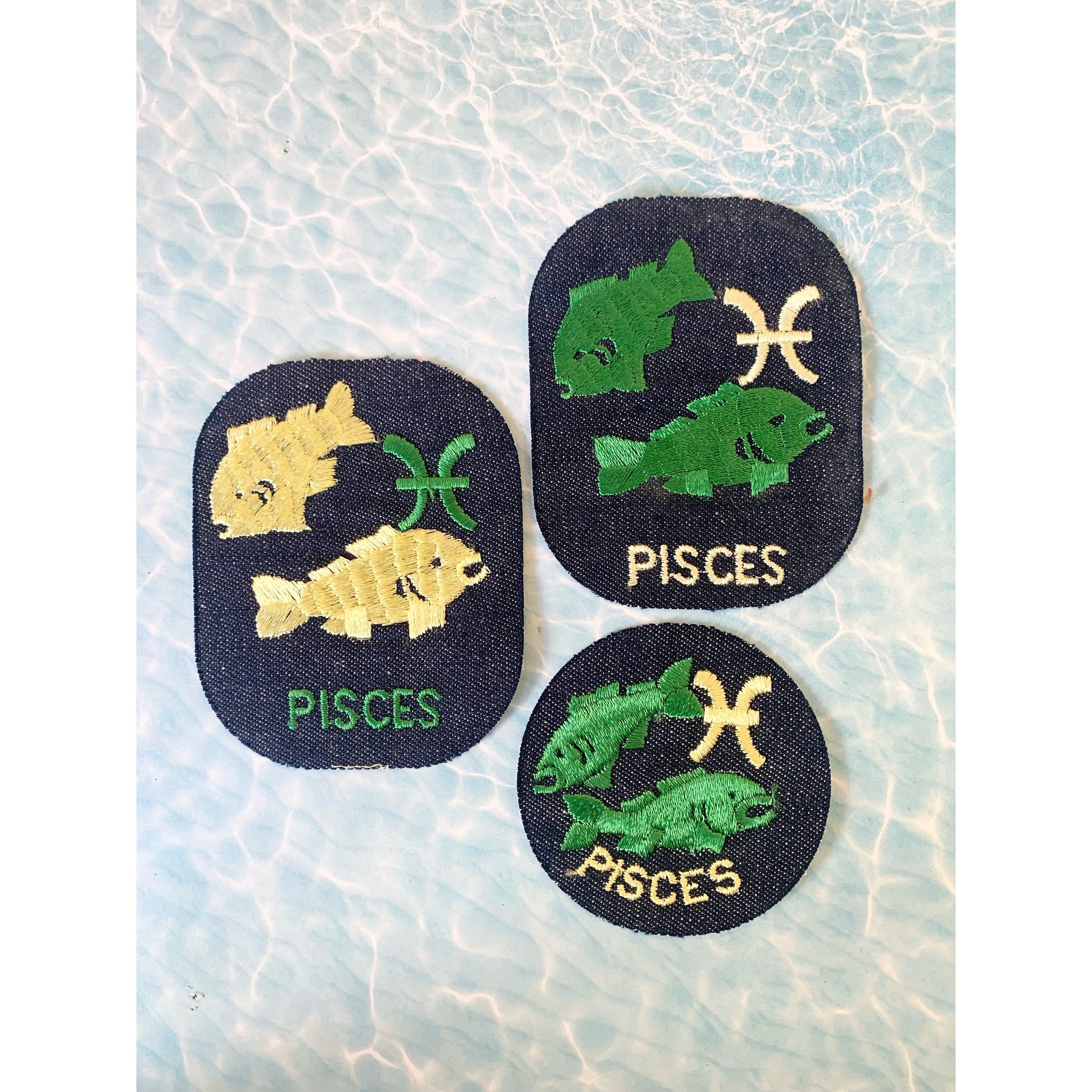 VINTAGE PISCES PATCHES / Vintage Iron 