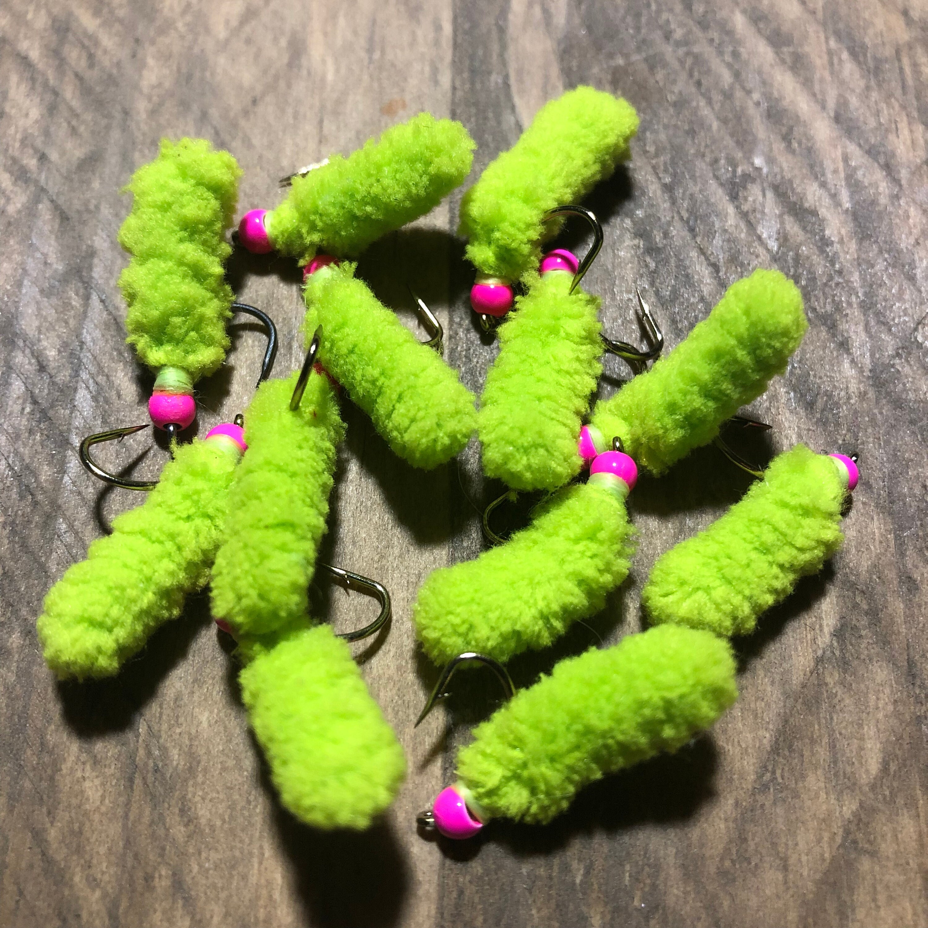 Mop Flies, Dust Mop Flies, One Dozen Mop Flies, Hans Tied Flies, Made ...