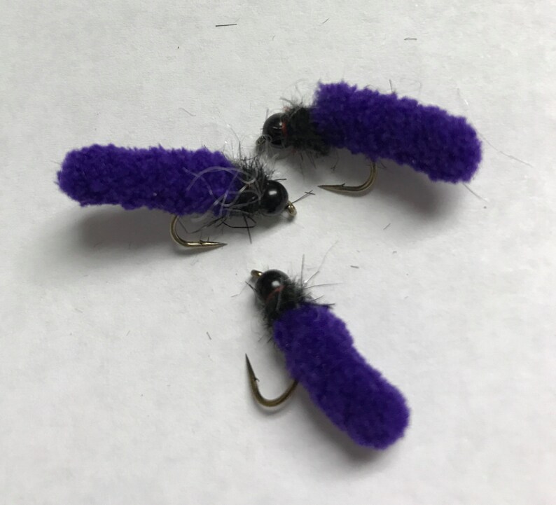 5 colors size 10 Barbless Jig hook 20 Beaded Dust Mop Fly Fly Fishing Flies