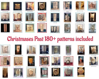 186 Christmas book folding patterns mix of MMF, Cut and fold, Shadow and Combi and Multi Layers