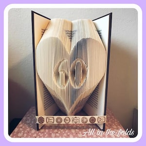 60 in Heart- Measure, Mark and Fold pattern