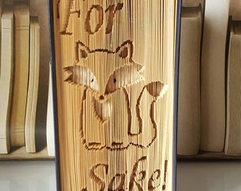 For Fox Sake! cut and fold book art pattern