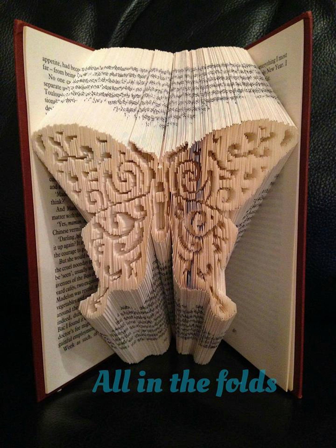 Fancy Butterfly Cut and Fold Book Folding Pattern - Etsy