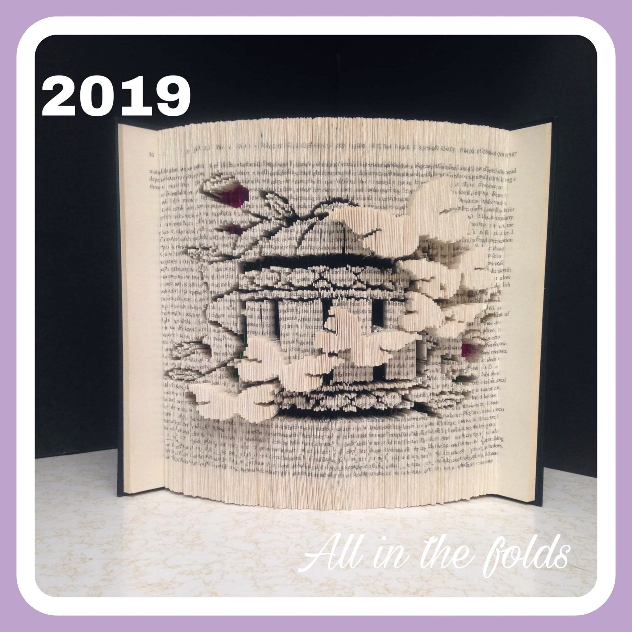 Butterfly Cage MULTI LAYER Cut and Fold Book Folding Pattern ...