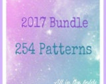 254 Book folding patterns!! 2017 FULL SET Multi layers, Cut and Fold, combination cut and fold, shadow folds, MMF