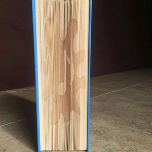 Note splat Cut and fold book folding pattern partial method With Insets