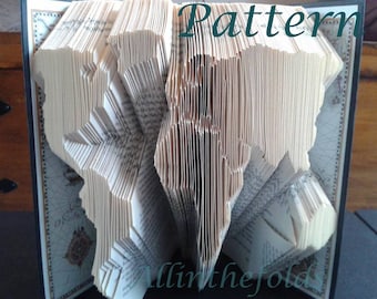 Smaller world map  *bookfolding pdf pattern* 686 pages