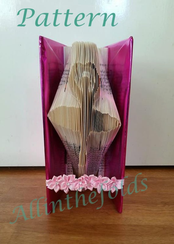 Ballerina 1 Book Folding Pattern Etsy