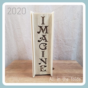Vertical IMAGINE Cut and Fold book folding pattern Only 160 pages!