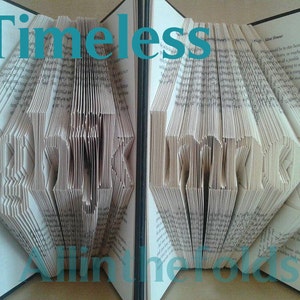 Patrones plegables de libros de alfabeto MMF de tamaño mini atemporales: haga cualquier palabra