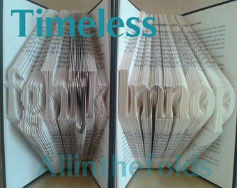 Timeless Mini Alphabet Book folding patterns - Make any word