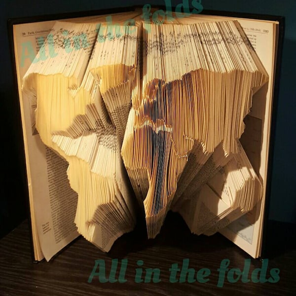 Folded Map - Etsy