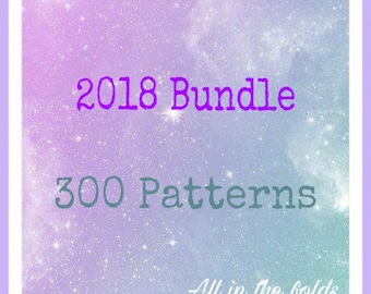 300 Book folding patterns!! 2018 FULL SET Multi layers, Cut and Fold, combination cut and fold, shadow folds, MMF