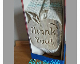 Thank you! apple cut and fold bookfolding pattern