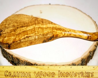 Paddle Dildo / Spanking Sex Toy hecho a mano de Olivewood