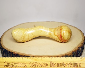 Dildo | Double-Ended Sex Toy Handmade From Flame Elder Wood