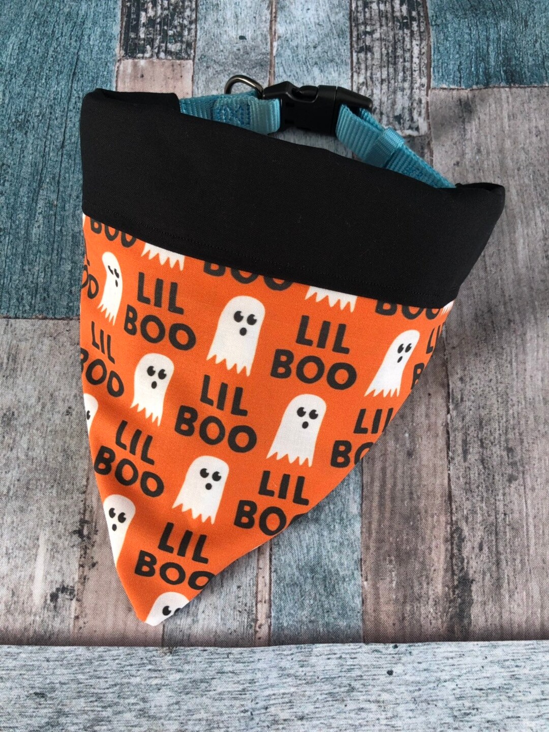 Lil Boo Ghost Dog Bandana, Pumpkin Bandana, Ghost Bandana, Spooky Bandana, Halloween Bandana, Autumn Bandana, Gifts for Dog Mom, Gifts for H