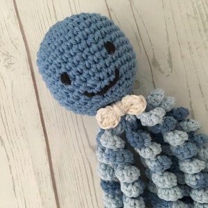 Crochet Octopus-Breydon. Preemies, NICU Baby Gifts. 100% Cotton Yarn.