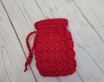 Crochet Soap Savers Cotton Soap Sack.