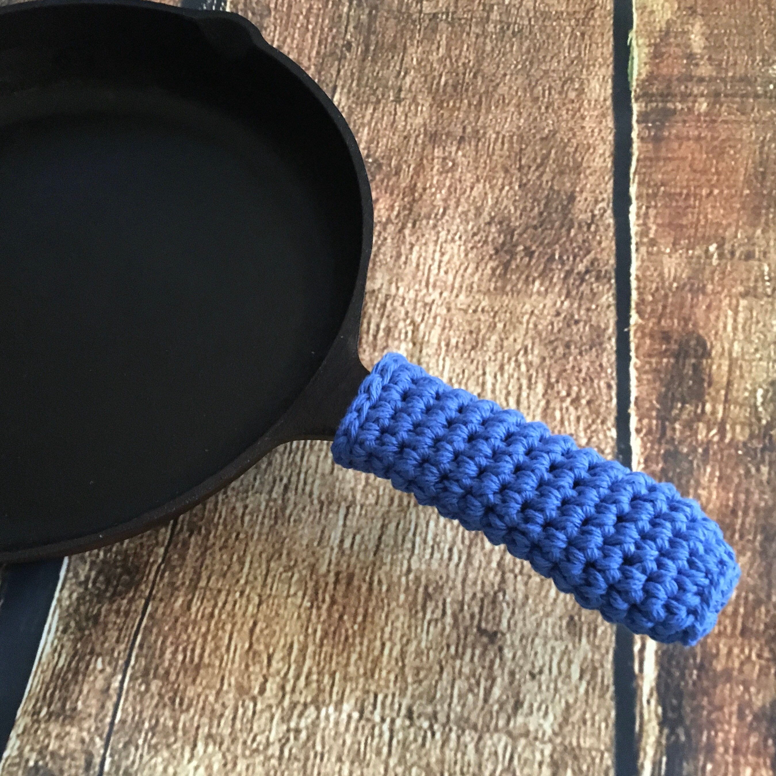 FREE Cast Iron Handle Cover: Crochet pattern