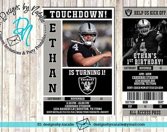 Raider Invites Etsy