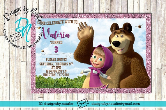 INVITI MASHA E ORSO DA SCARICA