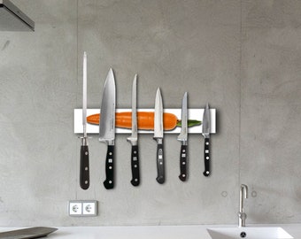 Knife bar magnetic knife holder magnetic bar 35 cm motif up to 6 knife
