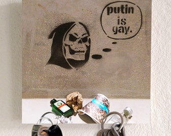 magnetic Keyboard, Streetart: Putin is gay