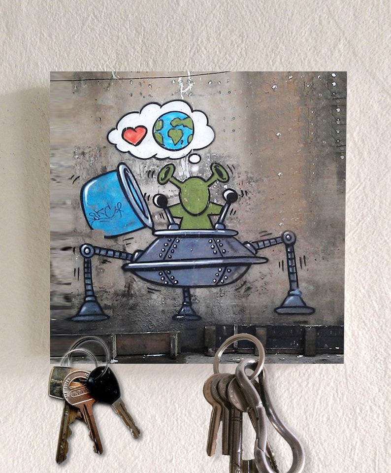 magnetic Keyboard, Streetart: Love Alien image 1