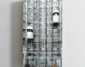 Llavero madera 4 imanes porta llaves con imagen Moove Börse Berlin