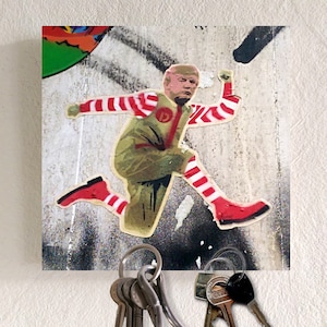 magnetic Keyboard, Streetart: Trump Clown